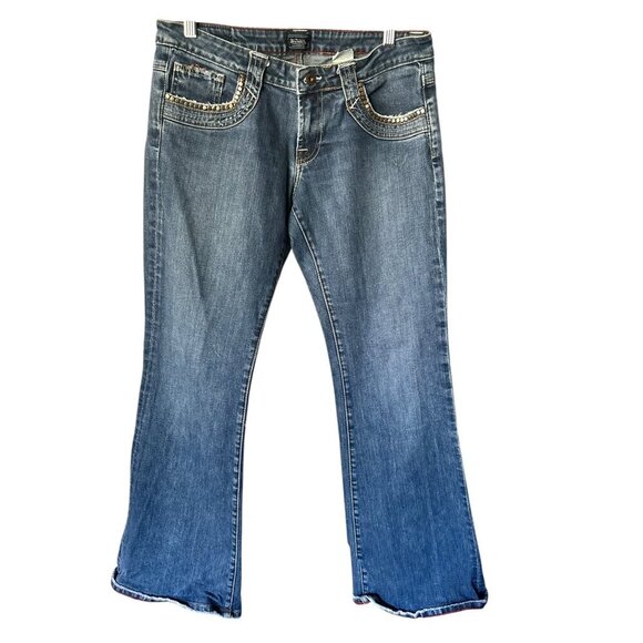 Von Dutch Original Studded Trupunto Women Blue Jeans - Picture 1 of 6